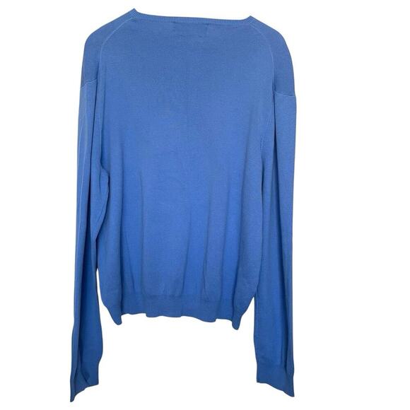 Polo Ralph Lauren Pima Cotton Pullover Sweater 90s Preppy Old Money Size XL - Picture 2 of 4